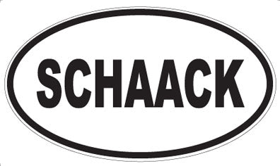 SCHAACK - Oval Magnet