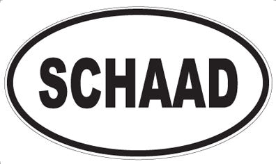 SCHAAD - Oval Magnet