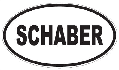 SCHABER - Oval Magnet