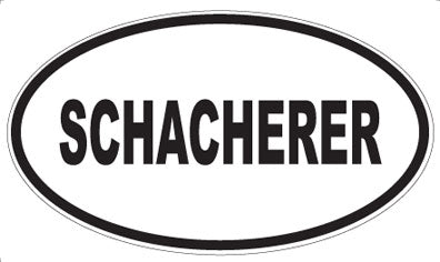SCHACHERER - Oval Magnet