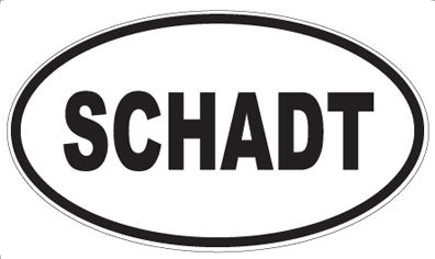 SCHADT - Oval Magnet