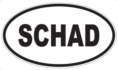 SCHAD - Oval Magnet