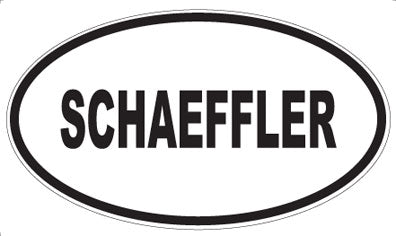 SCHAEFFLER - Oval Sticker