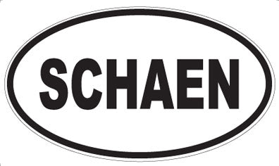 SCHAEN - Oval Magnet