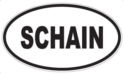 SCHAIN - Oval Magnet