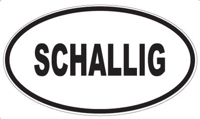SCHALLIG - Oval Magnet