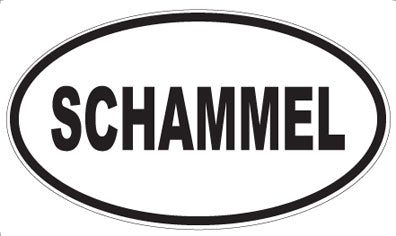 SCHAMMEL - Oval Sticker