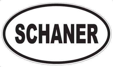 SCHANER - Oval Magnet