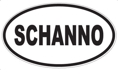 SCHANNO - Oval Magnet