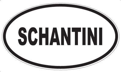 SCHANTINI - Oval Magnet