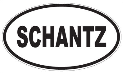 SCHANTZ - Oval Magnet