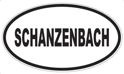 SCHANZENBACH - Oval Sticker