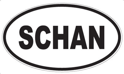 SCHAN - Oval Magnet