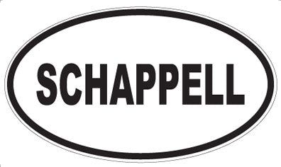 SCHAPPELL - Oval Magnet