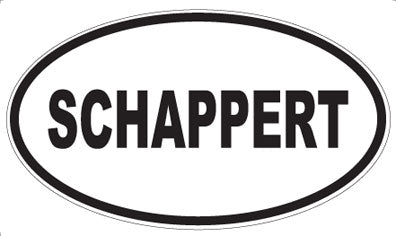 SCHAPPERT - Oval Magnet