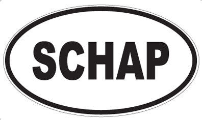 SCHAP - Oval Magnet