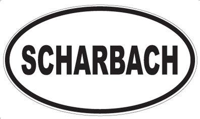 SCHARBACH - Oval Sticker