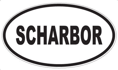 SCHARBOR - Oval Magnet