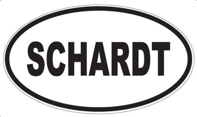 SCHARDT - Oval Magnet