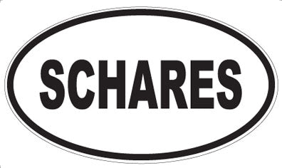 SCHARES - Oval Magnet