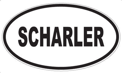 SCHARLER - Oval Magnet