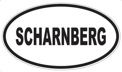SCHARNBERG - Oval Sticker