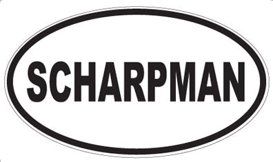 SCHARPMAN - Oval Magnet