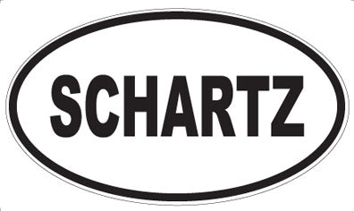 SCHARTZ - Oval Magnet