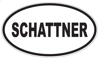 SCHATTNER - Oval Sticker