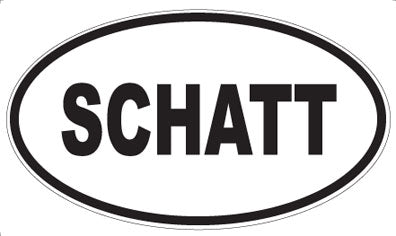 SCHATT - Oval Magnet