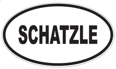 SCHATZLE - Oval Sticker