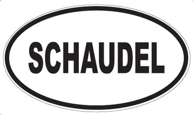 SCHAUDEL - Oval Magnet