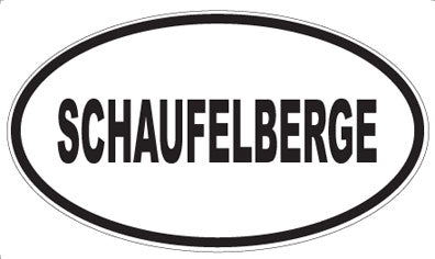 SCHAUFELBERGE - Oval Magnet