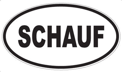 SCHAUF - Oval Magnet