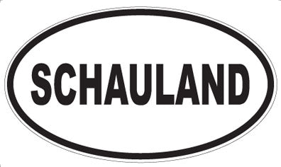 SCHAULAND - Oval Magnet