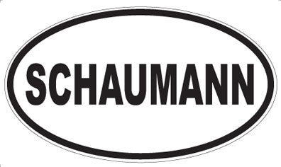 SCHAUMANN - Oval Sticker