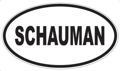 SCHAUMAN - Oval Magnet