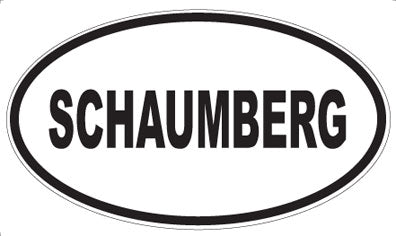 SCHAUMBERG - Oval Magnet