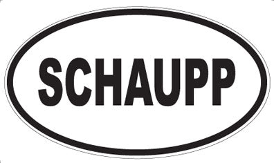 SCHAUPP - Oval Magnet