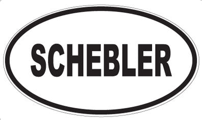 SCHEBLER - Oval Magnet