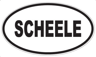 SCHEELE - Oval Magnet