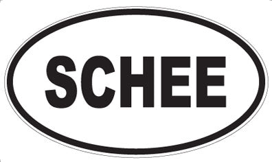 SCHEE - Oval Magnet