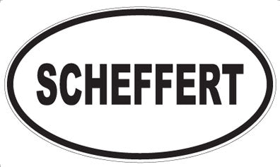 SCHEFFERT - Oval Magnet
