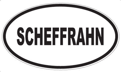 SCHEFFRAHN - Oval Magnet