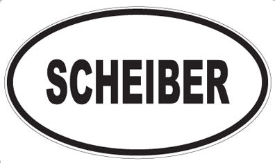SCHEIBER - Oval Magnet