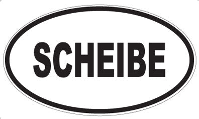 SCHEIBE - Oval Magnet