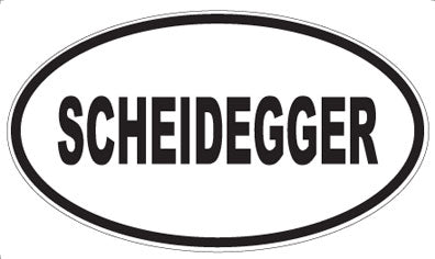 SCHEIDEGGER - Oval Magnet