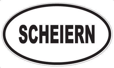 SCHEIERN - Oval Magnet