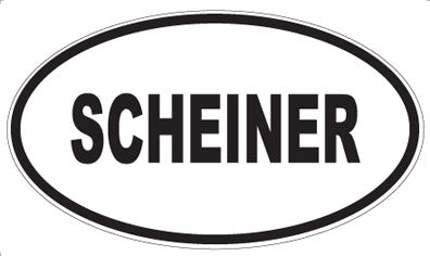 SCHEINER - Oval Magnet