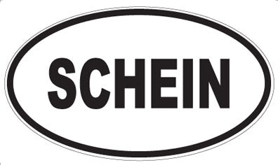 SCHEIN - Oval Magnet
